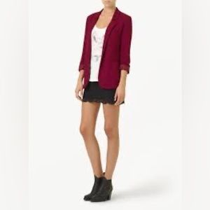 Aritzia Talula Kent Blazer | Burgundy | Size 2